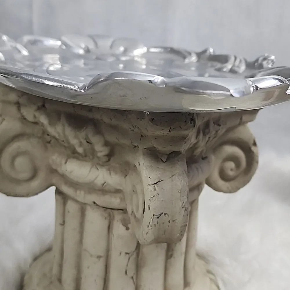 ⚜️Fleur de Lis Weighted Cast Aluminum Serving Platter